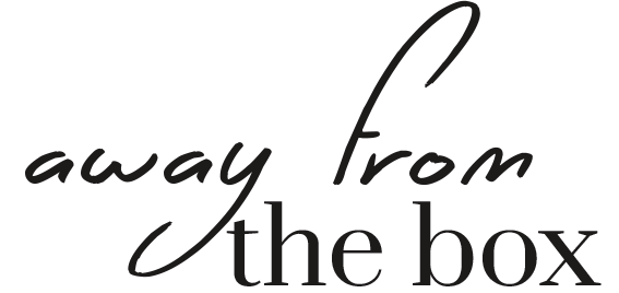 away from the box - recipes for entertaining logo