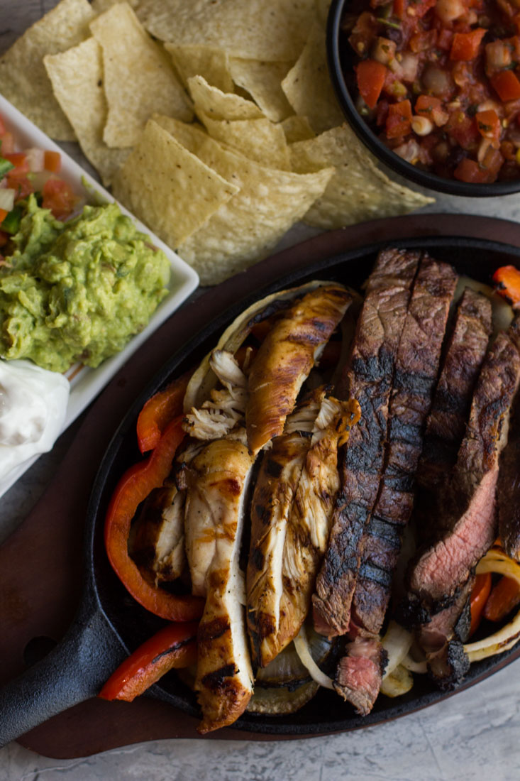 Easy Soy Lime Fajitas Marinade is the best marinade for beef, chicken, shrimp, peppers and onions. Perfect for Taco Tuesday or any Tex-Mex feast!