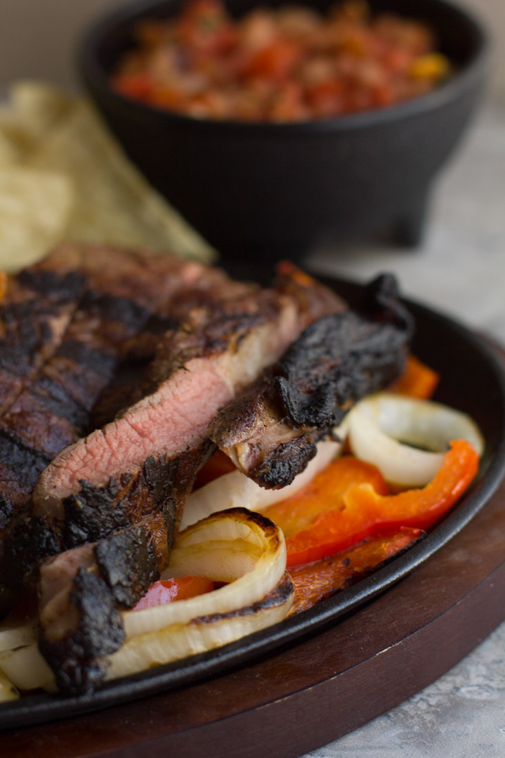 Easy Soy Lime Fajitas Marinade is the best marinade for beef, chicken, shrimp, peppers and onions. Perfect for Taco Tuesday or any Tex-Mex feast!