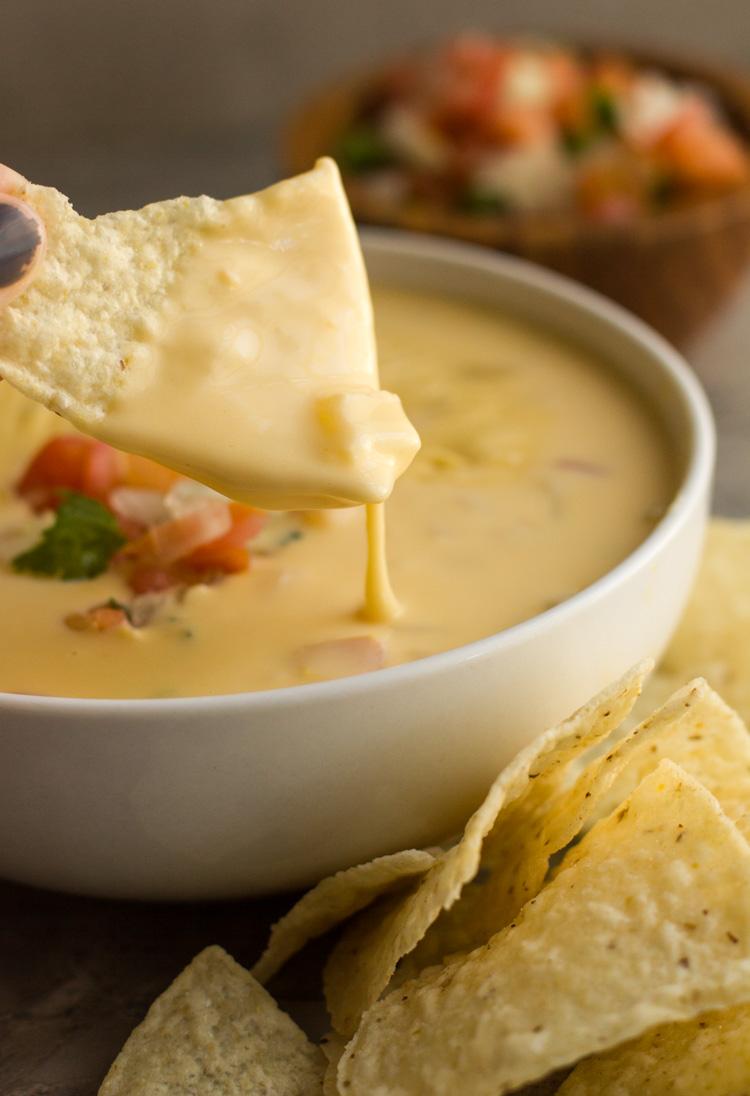 The BEST Tex Mex Queso - made WITHOUT Velveeta and Rotel. This recipe is just like what you find in restaurants.