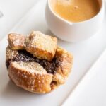 French toast cups are a fantastic easy to make breakfast. Pop them in the oven and continue your morning as they bake. The Nutella hazelnut spread takes these over the top!