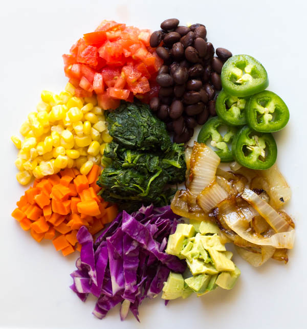 Everything you love about a burrito in a bowl. Change the toppings as you wish to create your own experience!