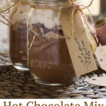 Homemade hot chocolate mix is an easy, accessible gift that almost everyone loves. And it's perfect to give that homemade touch even when you're on a tight schedule!