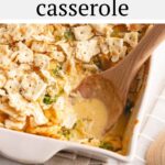 Broccoli cheddar casserole is a holiday and potluck favorite. This recipe combines broccoli, cheese, rice and crackers to make a casserole that's easy, cheesy, creamy, and perfect for sharing.