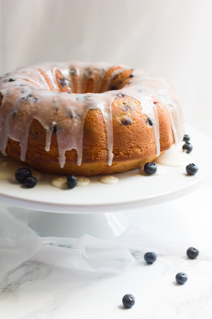 This lemon blueberry pound cake is a dense, perfect from scratch recipe - tasty all year round!