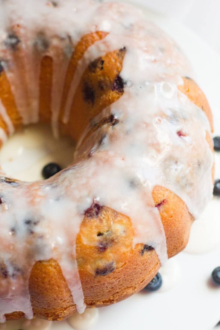 This lemon blueberry pound cake is a dense, perfect from scratch recipe - tasty all year round!