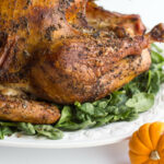 Learn how to smoke a turkey for Thanksgiving or anytime. No need for fancy rubs - just salt and pepper here. It's all in the technique!