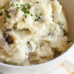 These Instant Pot Mashed Potatoes are a classic recipe made easy in the Instant Pot. It makes an excellent and easy side dish for Thanksgiving or any weeknight dinner.