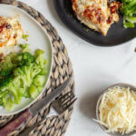 Spinach Artichoke Stuffed Chicken is a great weeknight dinner and recipe that uses up leftover spinach artichoke dip!