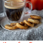 Pumpkin Spice Palmiers are flaky cookies, subtly sweet and full of pumpkin spice flavor! They're perfect on a rainy day with a warm cup of coffee.