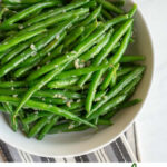 Garlicky and delicious, these crispy garlic green beans are a fast and flavorful side dish.