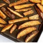 Flavors like garlic, onion and paprika make these awesome roasted seasoned potato wedges. They're easy to prepare and an instant hit at the table.